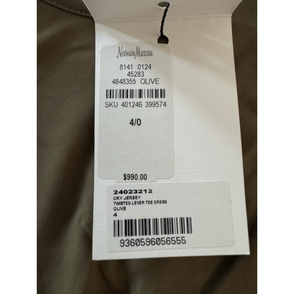 CHRISTOPHER ESBER twisted‎ jersey dress Green Size 40. NWT $990 - Picture 13 of 14